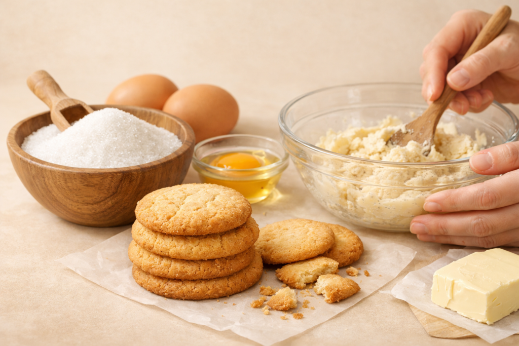 クッキーの原材料で食感はどう変わる？福徳製菓が大切にしていること